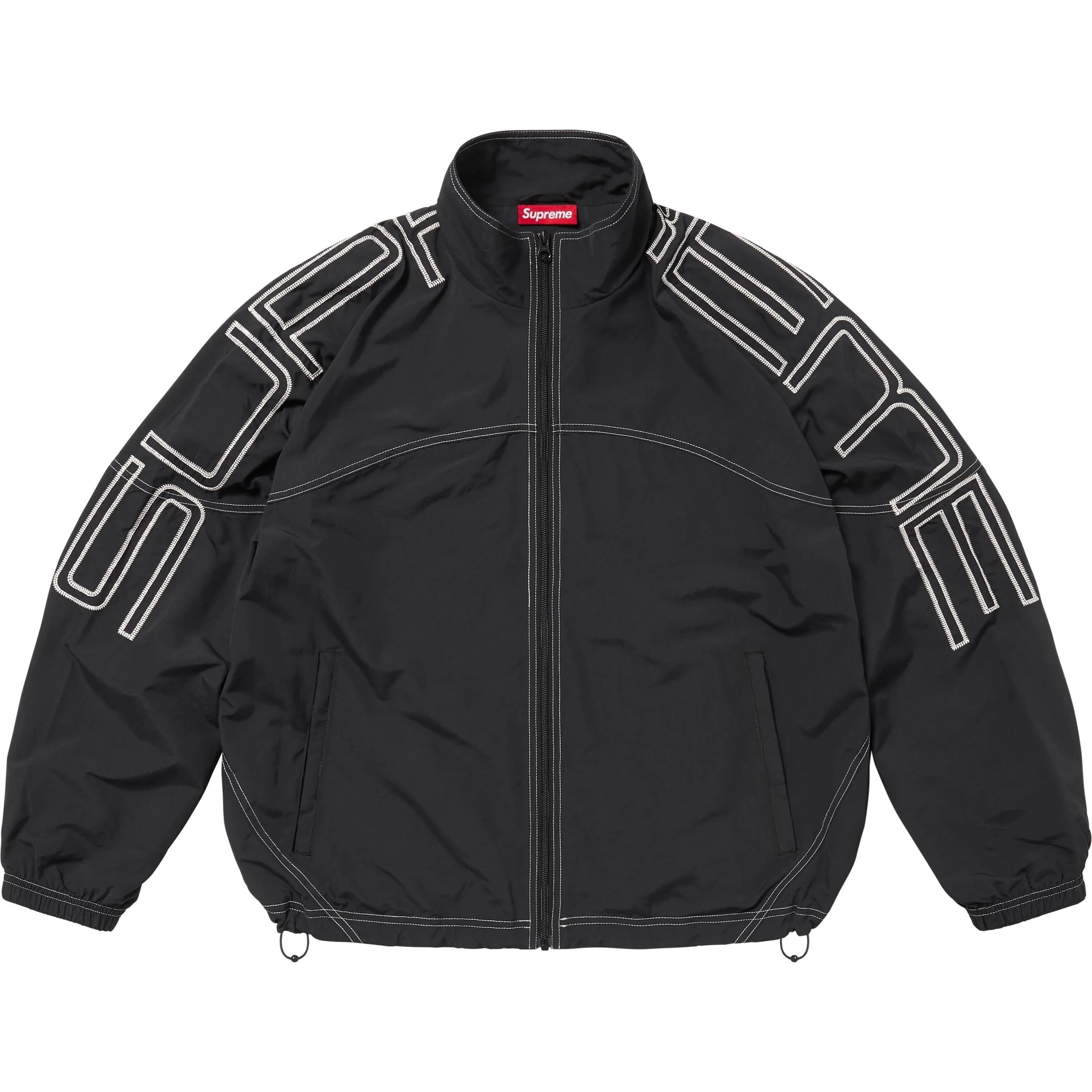 Spellout Embroidered Track Jacket view 16